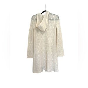 Neiman Marcus 100% Cashmere Hooded Cardigan